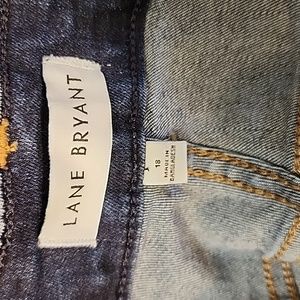 Lane Bryant size 18 women dark wash jeans